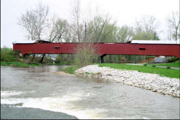 Mansfield Bridge. Photo by Andy Rebman, April 14, 2006